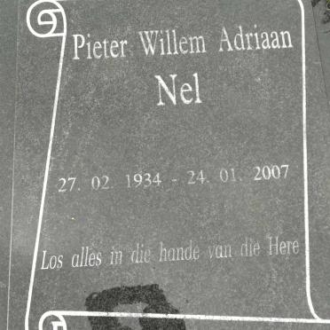 NEL Pieter Willem Adriaan 1934-2007