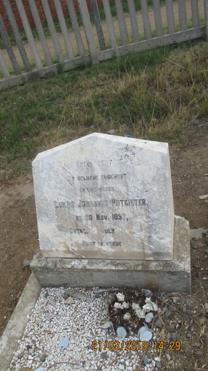 POTGIETER Lukas Johannes 1897-1928