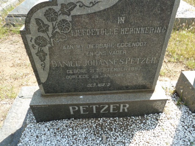 PETZER Daniel Johannes 1897-1964