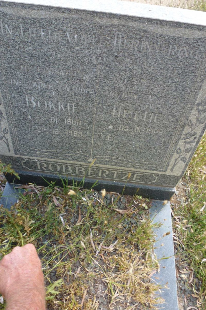 ROBBERTZE Bokkie 1900-1989 & H. 1904-