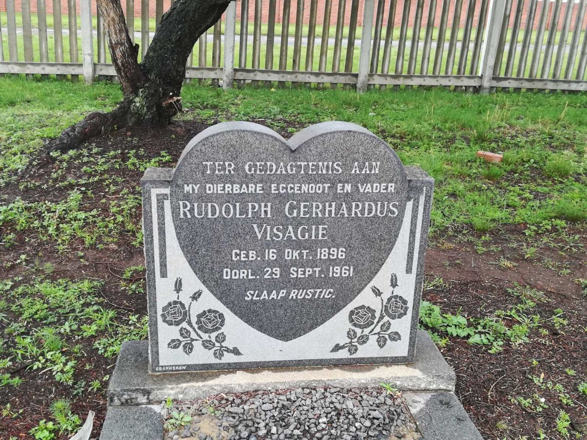 VISAGIE Rudolph Gerhardus 1896-1961