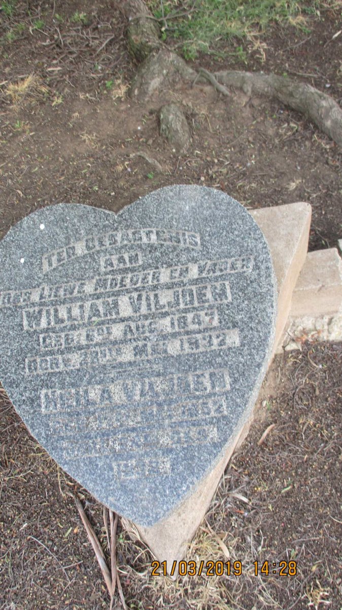 VILJOEN William 1847-1932 & Heila 1852-