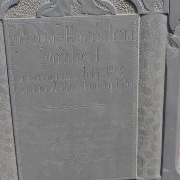 JOUBERT Maria Magdalena 1868-1870