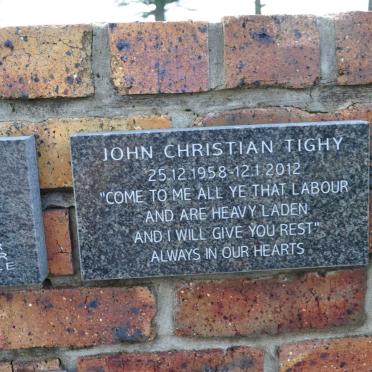 TIGHY John Christian 1958-2012