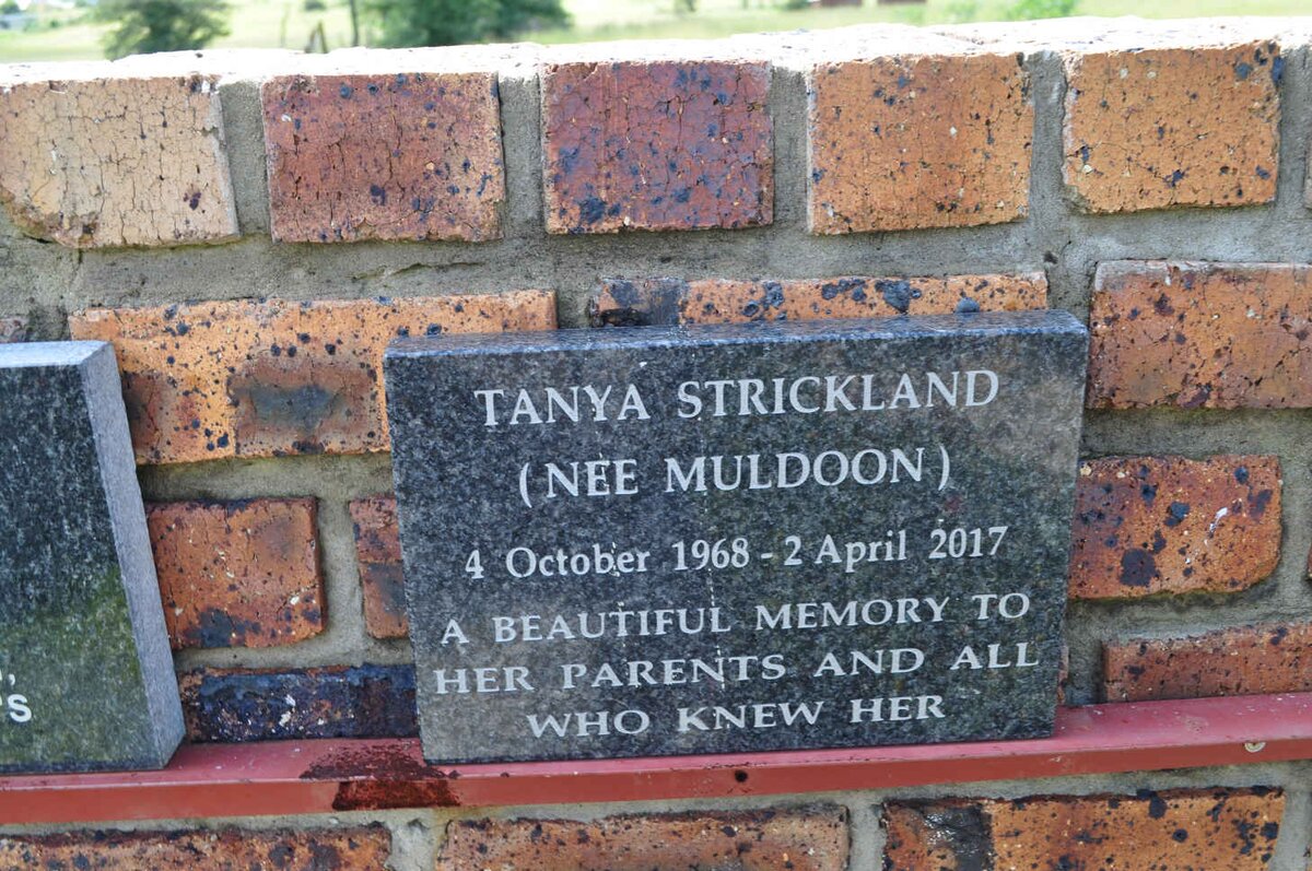 STRICKLAND Tanya nee MULDOON 1968-2017