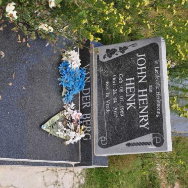 BERG John Henry Henk, van der 1969-2017