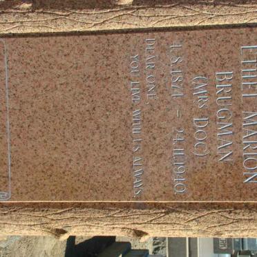 BRUGMAN Ethel Marion 1874-1940