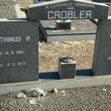GROBLER Marthinus P. 1912-1977 &amp; Martha C. STEYN 1916-1994