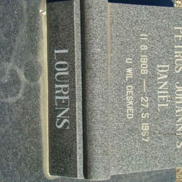 LOURENS Petrus Johannes Daniel 1908-1967