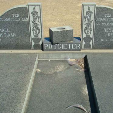 POTGIETER Carel Christiaan 1933- &amp; Hester Jacoba Fredrika DAY 1929-1979