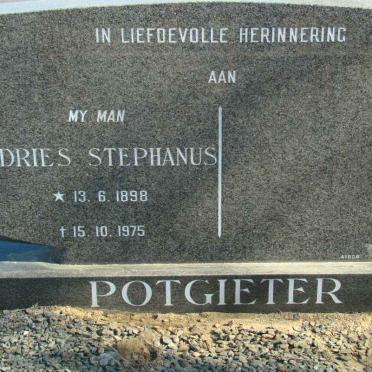 POTGIETER Andries Stephanus 1898-1975