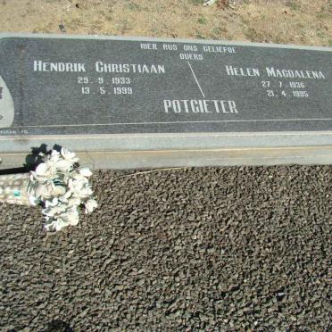 POTGIETER Hendrik Christiaan 1933-1999 &amp; Helen Magdalena 1936-1995