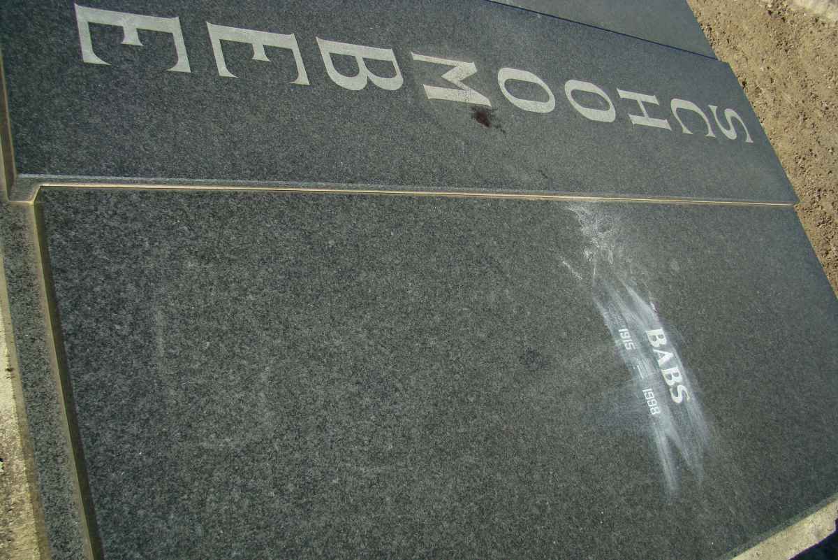 SCHOOMBEE Babs 1915-1998