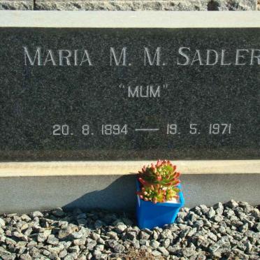 SADLER Maria M.M. 1894-1971