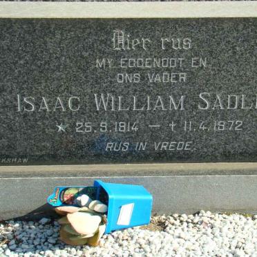 SADLER Isaac William 1914-1972
