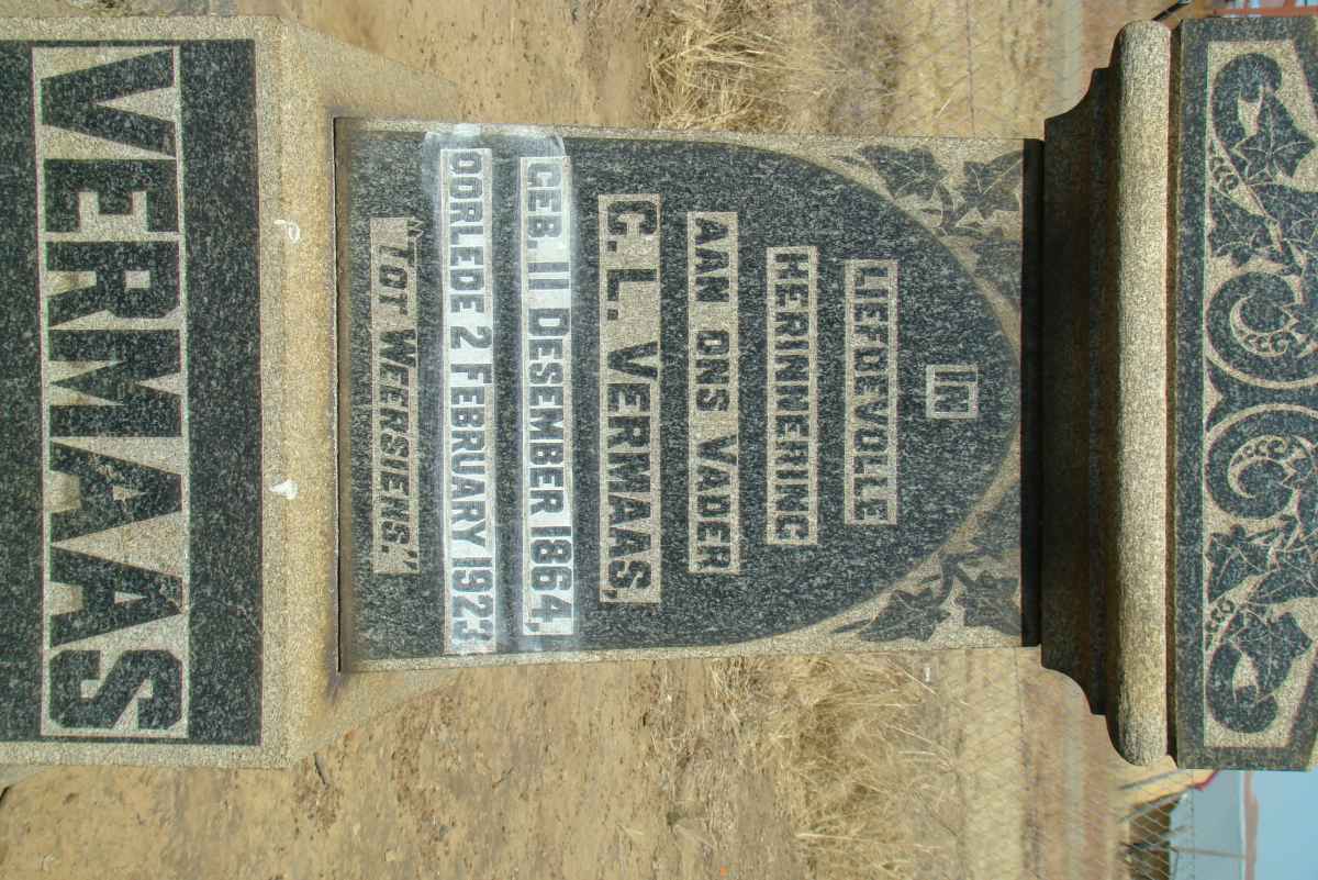 VERMAAS G.L. 1864-1923