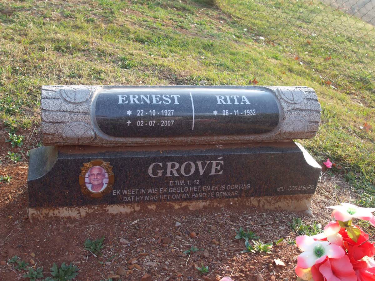 GROVÉ Ernest 1927-2007 &amp; Rita 1932-