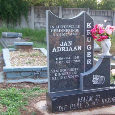 KRUGER Jan Adriaan 1941-2006
