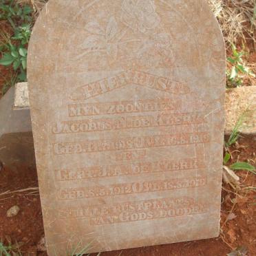 KLERK Jacobus N., de 1918-1919 :: DE KLERK Gert J.A. 1912-1919