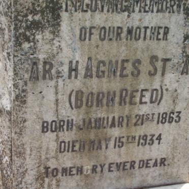 STUART Sarah Agnes nee REED 1863-1934