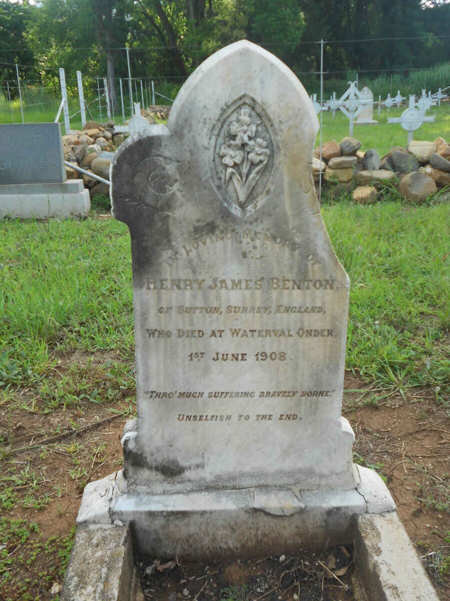 BENTON Henry James -1908