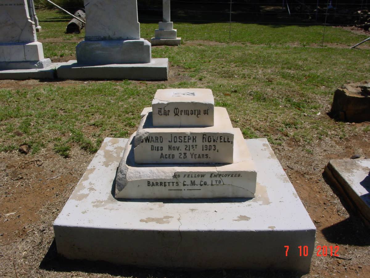 ROWELL Edward Joseph -1903