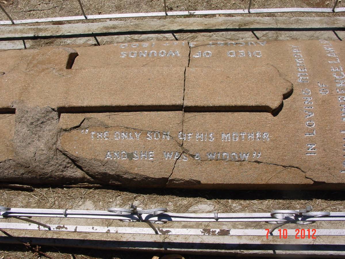 LAWLOR John Lawrence -1900