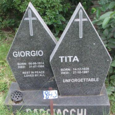 BARGIACCHI Giorgio 1914-1994 &amp; Tita 1920-1997