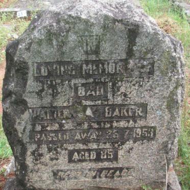 BAKER Walter A. -1953
