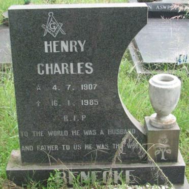 BENECKE Henry Charles 1907-1985