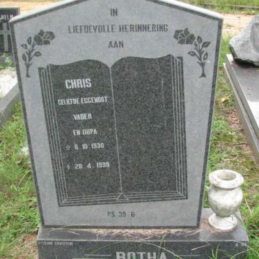 BOTHA Chris 1930-1998