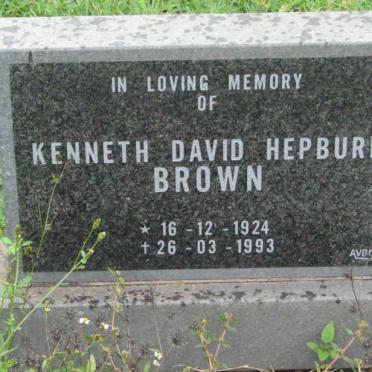 BROWN Kenneth David Hepburn 1924-1993