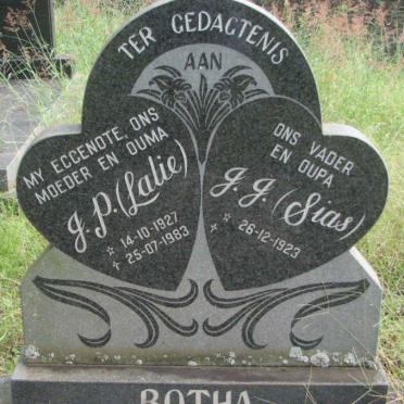 BOTHA J.J. 1923-  &amp; J.P. 1927-1983