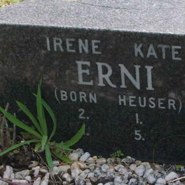 ERNI Irene Kate nee HEUSER 1915-1976