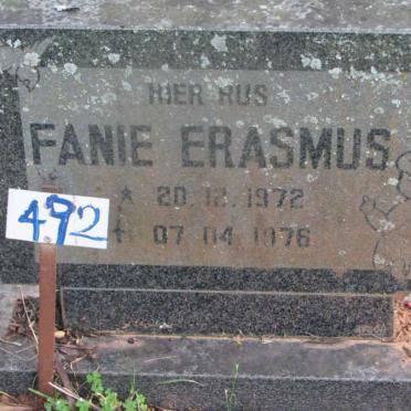 ERASMUS Fanie 1972-1976
