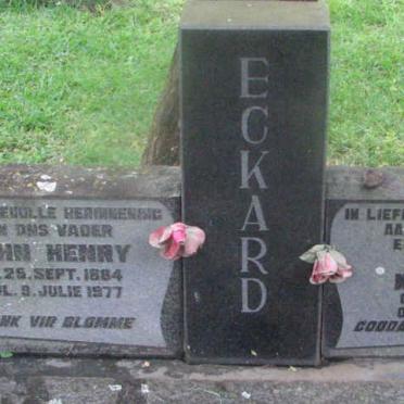 ECKARD John Henry 1884-1977 &amp; Cecilia Magdalena 1890-1966