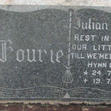 FOURIE Julian Louis 1960-1968
