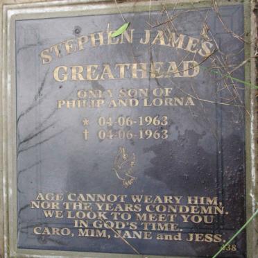 GREATHEAD Stephen James 1963-1963