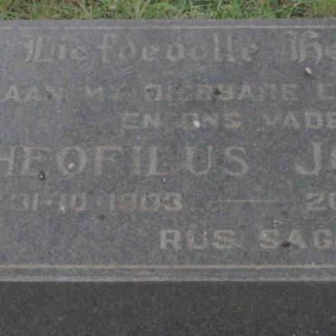 JOUBERT Theofilus 1903-1962