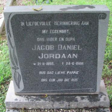 JORDAAN Jacob Daniel 1895-1968