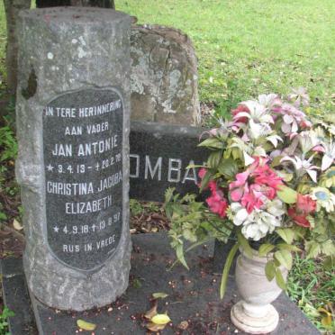 LOMBARD Jan Antonie 1913-1972 &amp; Christina Jacoba Elizabeth 1918-1997