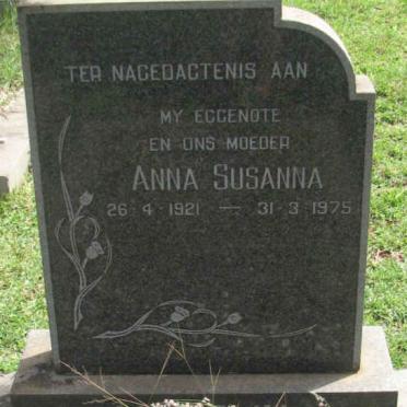 MASSYN Anna Susanna 1921-1975