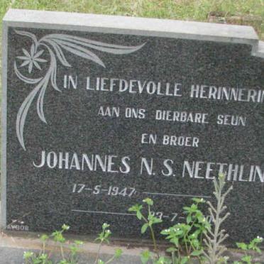 NEETHLING Johannes N.S. 1947-?