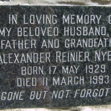 NYENES Alexander Reinier 1929-1993