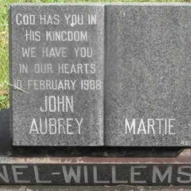 NEL Johan Aubrey  -1988 &amp; Martie WILLEMSE