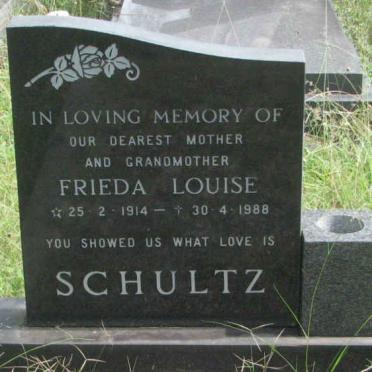 SCHULTZ Frieda Louise 1914-1988