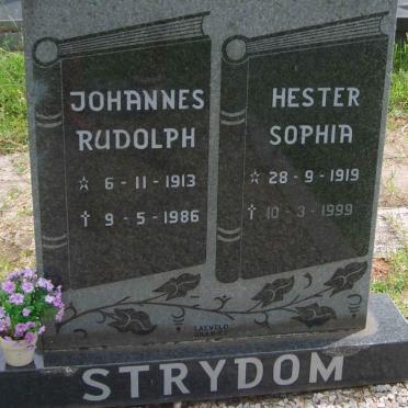 STRYDOM Johannes Rudolph 1913-1986 &amp; Hester Sophia 1919-1999