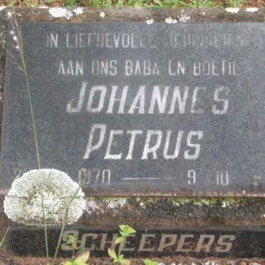 SCHEEPERS Johannes Petrus 1970-1970