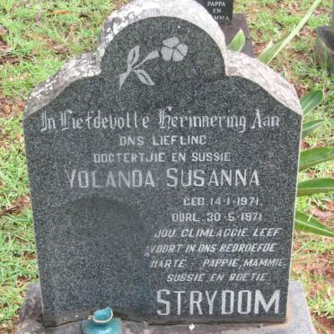 STRYDOM Yolanda Susanna 1971-1971