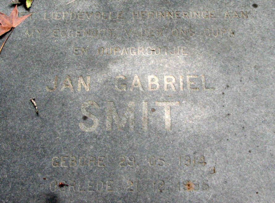 SMIT Jan Gabriel 1914-1995